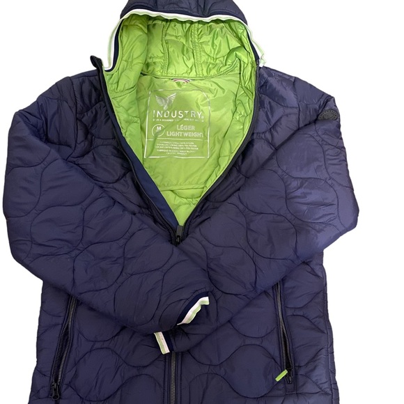 INDUSTRY Other - Men's Industry Leger Lightweight Insulated Blue Jacket-Size Medium